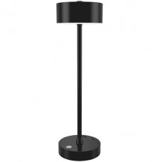 Επαναφορτιζόμενο Πορτατίφ LED 2W CCT Dimmable Touch IP54 Μαύρο Crater